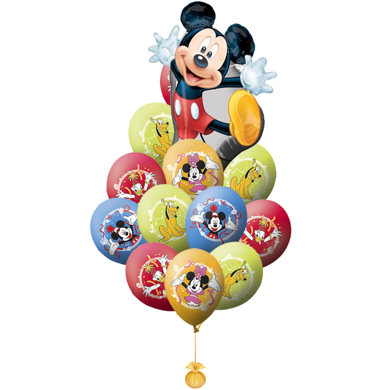Букет «Микки Маус и его друзья» из 26 шара