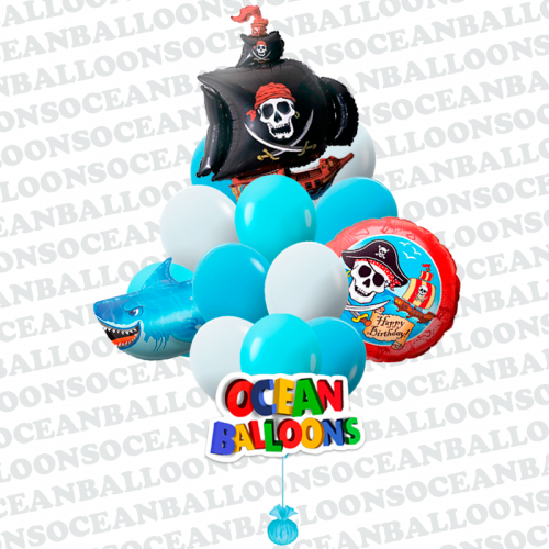 Букет шаров «Пиратская вечеринка»