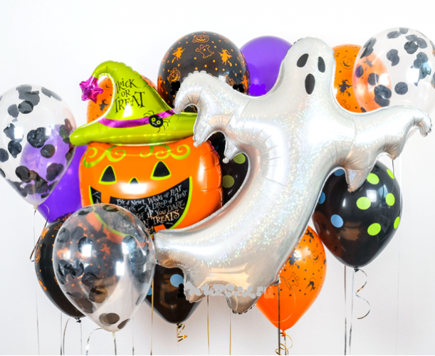 Букет «Ко дню рождения» из 38 воздушных шаров на день рождения