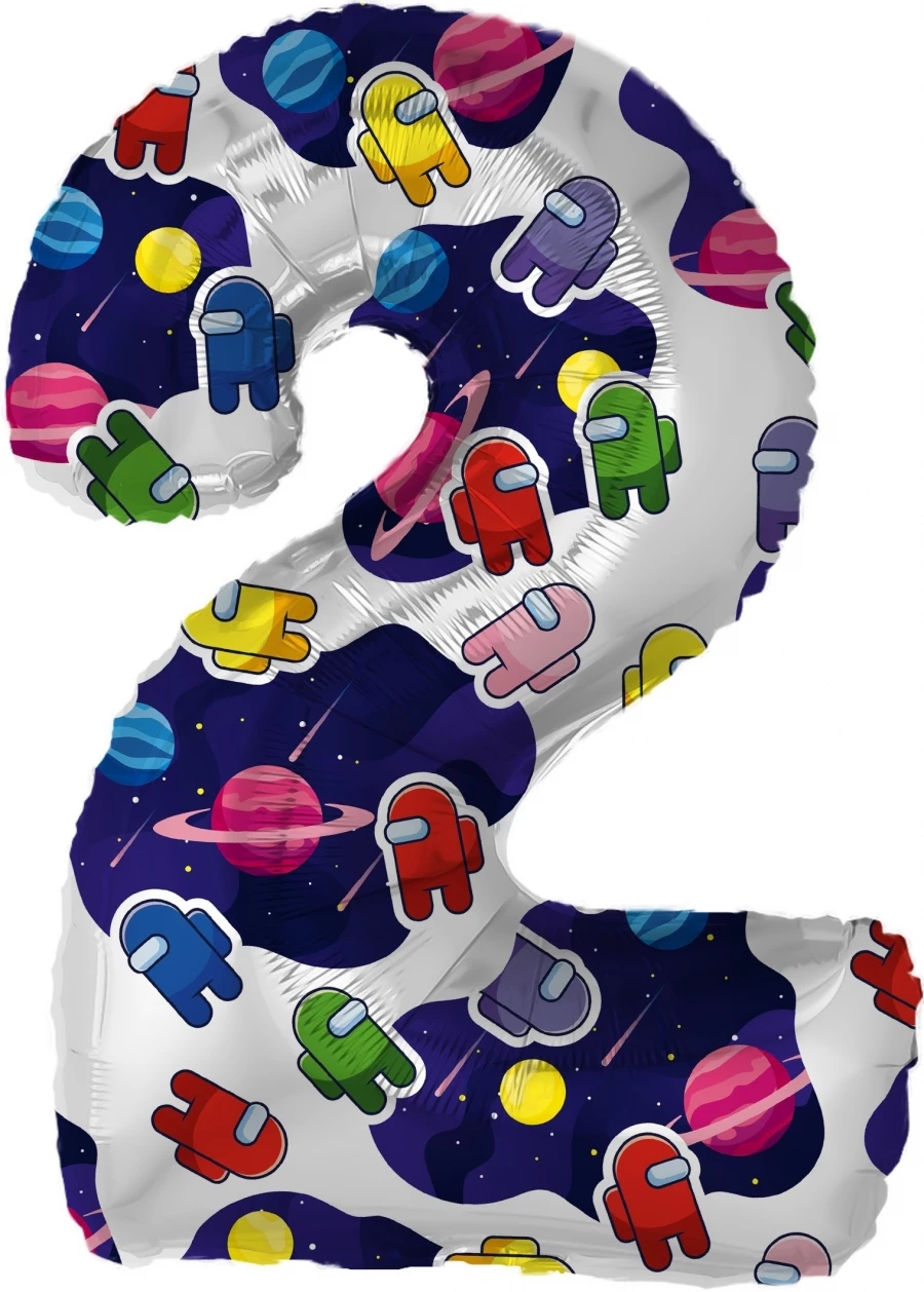 Цифра 2 шар Амонг Ас