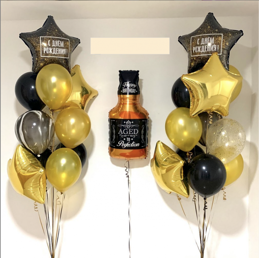 Два фонтана из шаров