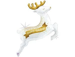 Шар Фигура Happy Holidays Олень