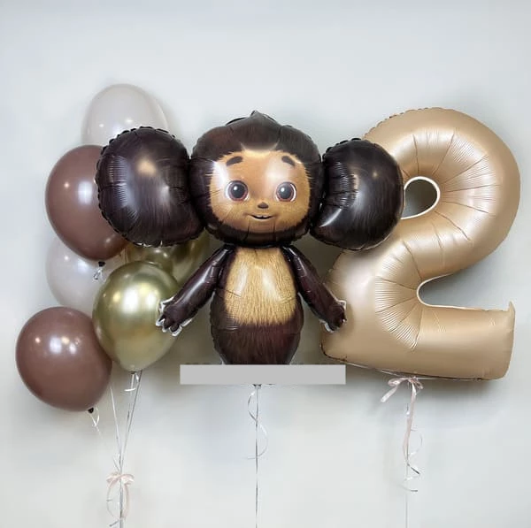 Композиция на день рождения «Чебурашка»