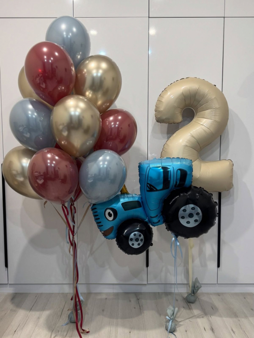 Композиция «Синий трактор для малыша»