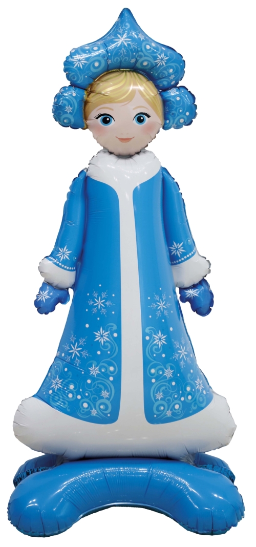 Шар 3D Фигура на подставке, Снегурочка